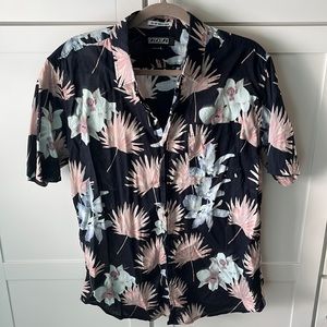 Ezekiel Button Down Hawaiian Shirt Men’s Size Large